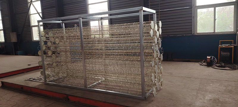 Qingdao Star Machine bidalitako iragazki poltsa kaiolak Mauritaniako bezeroari