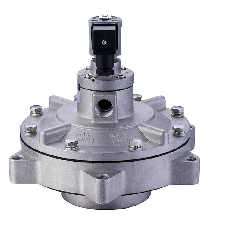 Diafragma bikoitza kapsulatutako solenoide pultsu-balbula